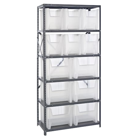 Steel Bin Shelving, 36