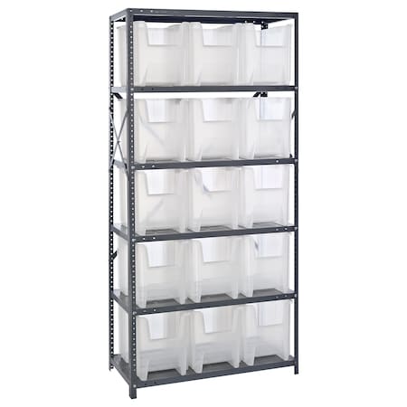 Steel Bin Shelving, 36