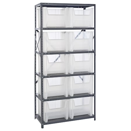Steel Bin Shelving, 36