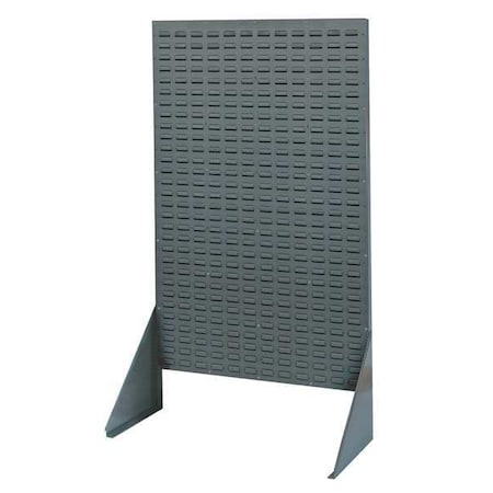 Steel Louvered Floor Rack, 12 in D x 66 in H x 36 in W, Gray MPN:QSS-3666H