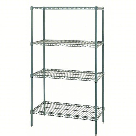 Wire Shelving, 36 in Overall Depth MPN:WR63-3660P