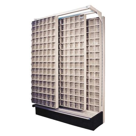 Steel; Plastic, Gondola Slider System, 19 in D x 75 in H x 48 in W MPN:G-725305-36IV