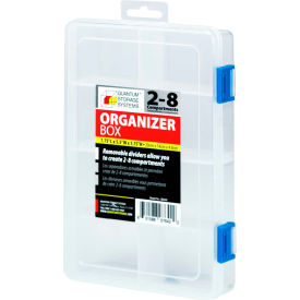 Quantum QB400 Organizer Box - 2-8 Adjustable Compartments - 7-3/4