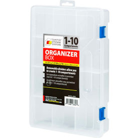 Quantum QB800 Organizer Box - 1-10 Adjustable Compartments - 11-3/4