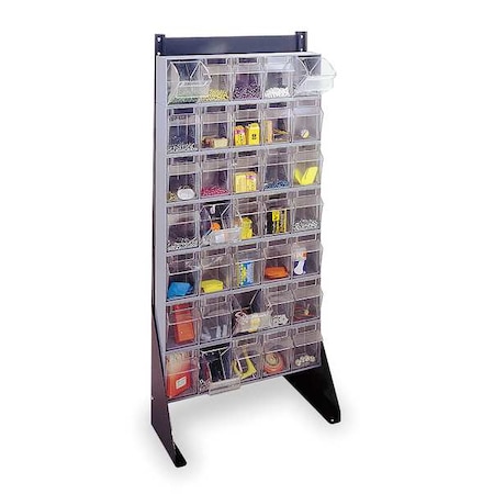 Single Sided Tip-Out Stand, PwdrCtd, 52 in MPN:QFS148-305GY
