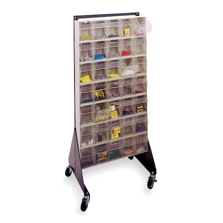 Double Sided Tip-Out Stand, PwdrCtd, 52 in MPN:QFS248-305+QFS400GY