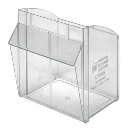 Tip-Out Bin, Clear, For Mfr. No. QTB303 MPN:QTB303CUP