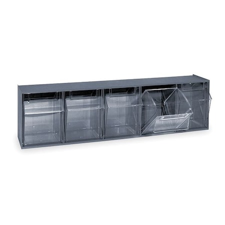 Plastic Tip-Out Bin Gray MPN:QTB305GY