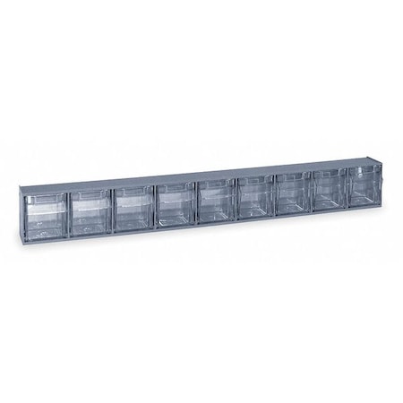 Plastic Tip-Out Bin Gray MPN:QTB309GY