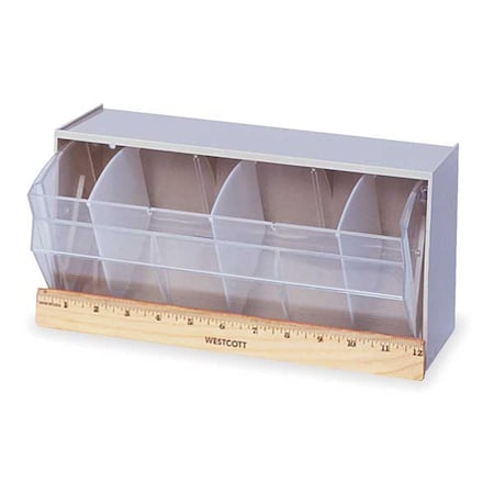 Tip Out Bins, Dividable, W 11 7/8, Ivory MPN:QTB410IV