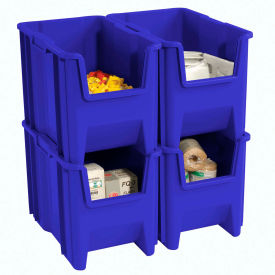 Quantum Storage® Plastic Giant Hopper Bin 17-1/2