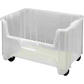Quantum Storage® Plastic Mobile HD Giant Stack Bin 15-1/4