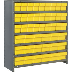Quantum CL1839-624 Closed Shelving Euro Drawer Unit - 36x18x39 - 45 Euro Drawers Yellow CL1839-624YL