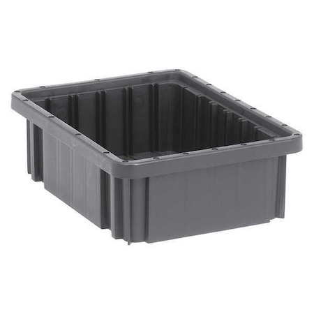 Polypropylene, Divider Box, Black, 10 7/8 in L, 3 1/2 in H MPN:DG91035CO