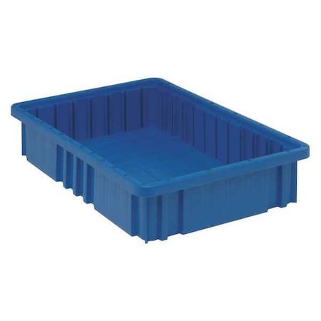 Divider Box, Not Specified, Blue, 3-1/2 in H, 10-7/8 in W, 16-1/2 in L MPN:DG92035BL