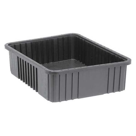 Polypropylene, Divider Box, Black, 22 1/2 in L, 6 in H MPN:DG93060CO