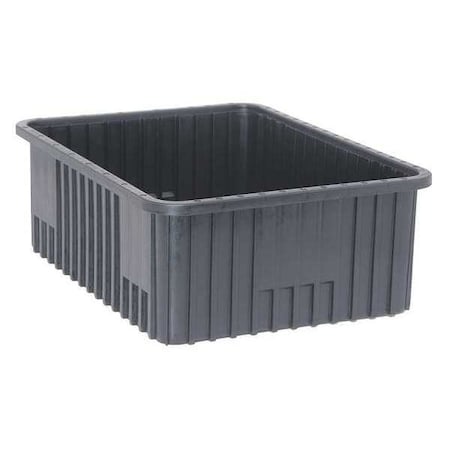 Polypropylene, Divider Box, Black, 22 1/2 in L, 8 in H MPN:DG93080CO