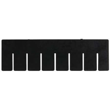 Plastic Divider, Black, 16 1/2 in L, 10 7/8 in H, 6 PK MPN:DS92035CO