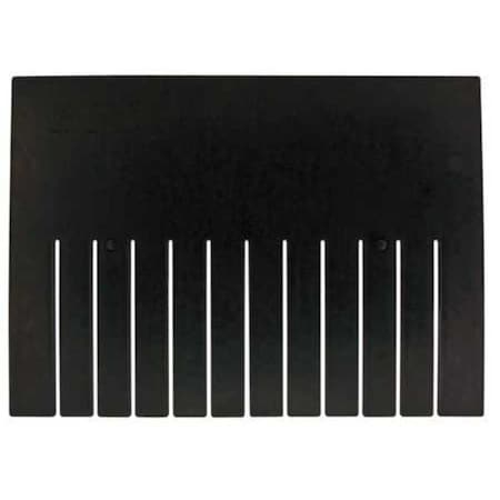 Plastic Divider, Black, 15 3/4 in L, 11 3/8 in H, 6 PK MPN:DS93120CO