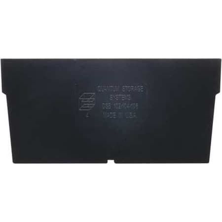 Plastic Divider, Black, 6 in L, 3 in H, 50 PK MPN:DSB102/104/106
