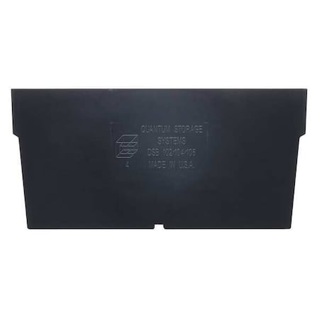 Plastic Divider, Black, 5 1/2 in L, 4 in H, 50 PK MPN:DSB102/104/106CO