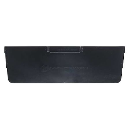 Plastic Divider, Black, 10 1/4 in L, 4 in H, 50 PK MPN:DSB109/110/116CO