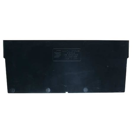 Plastic Divider, Black, 10 in L, 7 1/2 in H, 50 PK MPN:DSB809/810/816