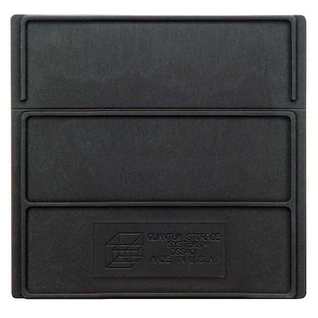 Plastic Divider, Black, 5 1/4 in L, 5 1/4 in H, 6 PK MPN:DSS401
