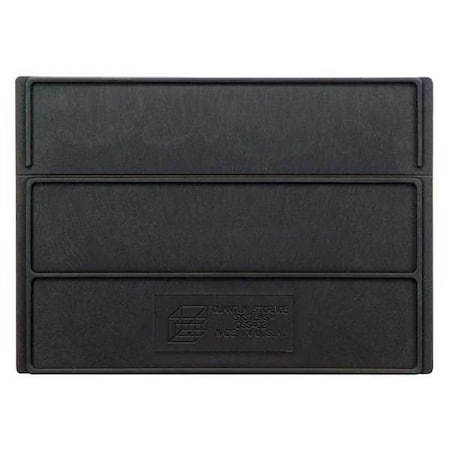 Plastic Divider, Black, 7 1/4 in L, 5 1/4 in H, 6 PK MPN:DSS403