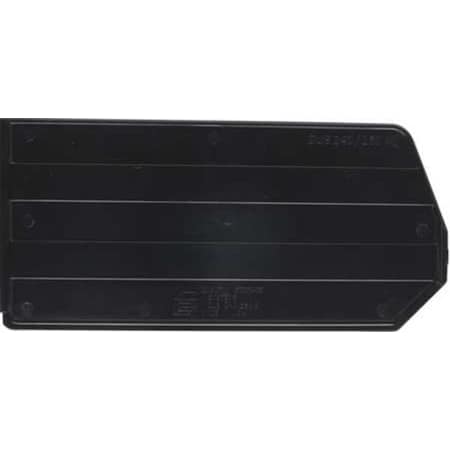 Plastic Divider, Black, 10 in L, 6 3/4 in H, 6 PK MPN:DUS239