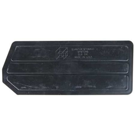 Plastic Divider, Black, 12 3/4 in L, 5 1/2 in H, 6 PK MPN:DUS241