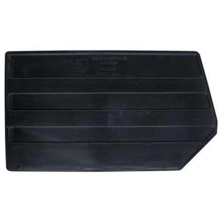 Plastic Divider, Black, 17 in L, 9 1/2 in H, 6 PK MPN:DUS260CO
