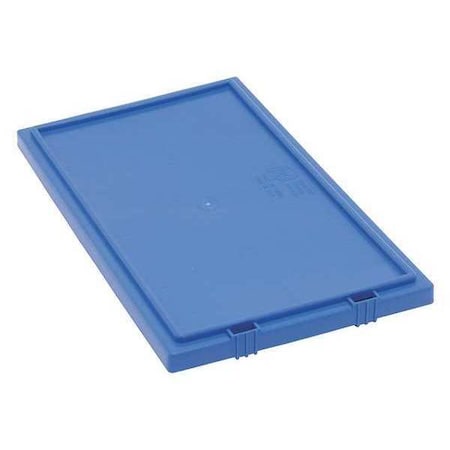 Tote BoxLid, 11-1/4W x 18-1/4L, Blue MPN:LID181BL