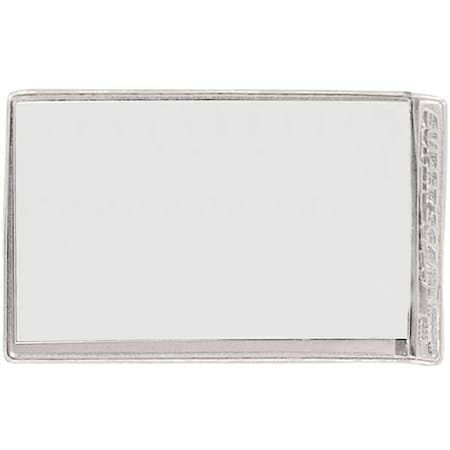 Clear Plastic Label Holder, 5 in L, 3 in W MPN:QDL-2115