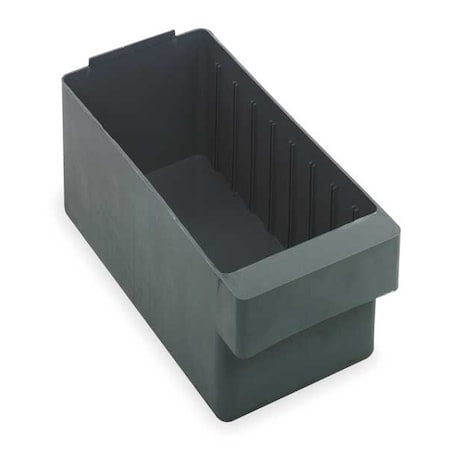Gray Drawer Bin, 11-5/8
