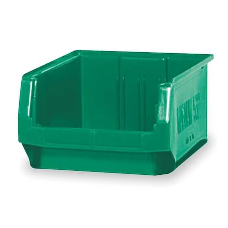 Storage Bin, Polyethylene, Green, 7 7/8 in H, 12 3/8 in W, 19 3/4 in L MPN:QMS532GN