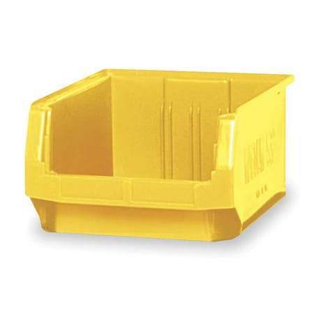 Storage Bin, Polyethylene, Yellow, 7 7/8 in H, 12 3/8 in W, 19 3/4 in L MPN:QMS532YL
