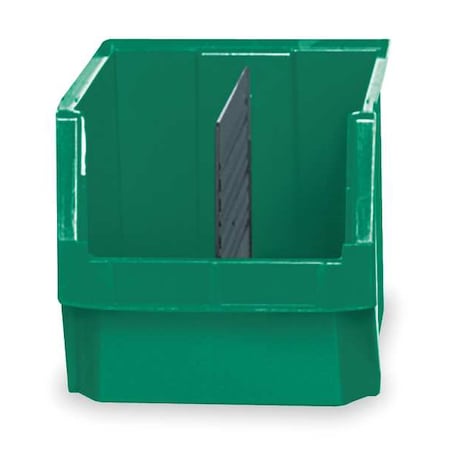 Storage Bin, Polyethylene, Green, 11 7/8 in H, 12 3/8 in W, 19 3/4 in L MPN:QMS533GN