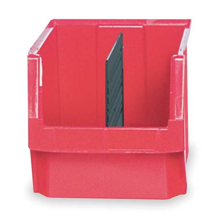 Storage Bin, Polyethylene, Red, 11 7/8 in H, 12 3/8 in W, 19 3/4 in L MPN:QMS533RD
