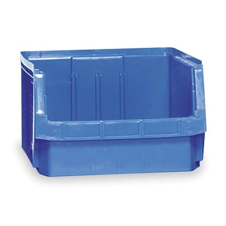 Storage Bin, Polyethylene, Blue, 11 7/8 in H, 18 3/8 in W, 19 3/4 in L MPN:QMS543BL