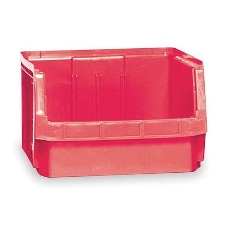 Storage Bin, Polyethylene, Red, 11 7/8 in H, 18 3/8 in W, 19 3/4 in L MPN:QMS543RD