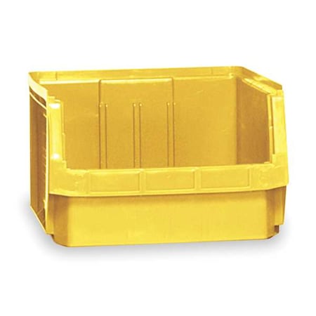 Storage Bin, Polyethylene, Yellow, 11 7/8 in H, 18 3/8 in W, 19 3/4 in L MPN:QMS543YL