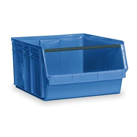 Storage Bin, Polyethylene, Blue, 11 7/8 in H, 18 3/8 in W, 29 in L MPN:QMS743BL