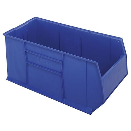 Storage Bin, Polypropylene, Blue, 17 1/2 in H, 19 7/8 in W, 41 7/8 in L MPN:QRB206BL