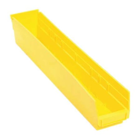 Yellow Shelf Bin, 23-5/8