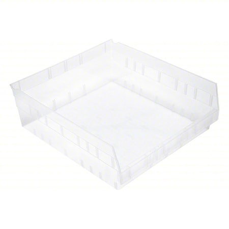 Economy nesting shelf bin, Plastic, Clear, 6 in H, 16 1/2 in W, 17 7/8 in L MPN:QSB222CL