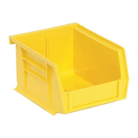 Hang & Stack Storage Bin, Polypropylene, Yellow, 3 in H, 4 1/8 in W, 5 3/8 in L MPN:QUS210YL