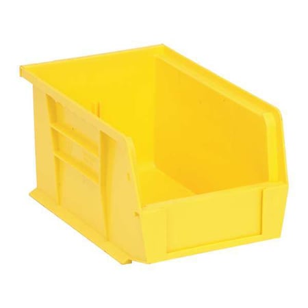 Hang & Stack Storage Bin, Polypropylene, Yellow, 5 in H, 6 in W, 9 1/4 in L MPN:QUS221YL