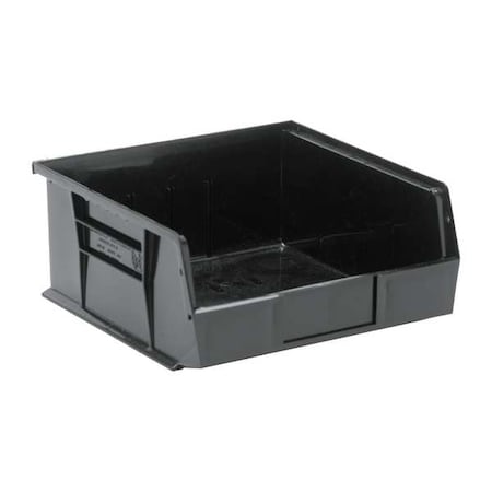 Hang & Stack Storage Bin, Polypropylene, Black, 5 in H, 11 in W, 10 7/8 in L MPN:QUS235CO