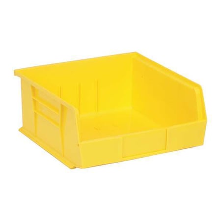Hang & Stack Storage Bin, Polypropylene, Yellow, 5 in H, 11 in W, 10 7/8 in L MPN:QUS235YL